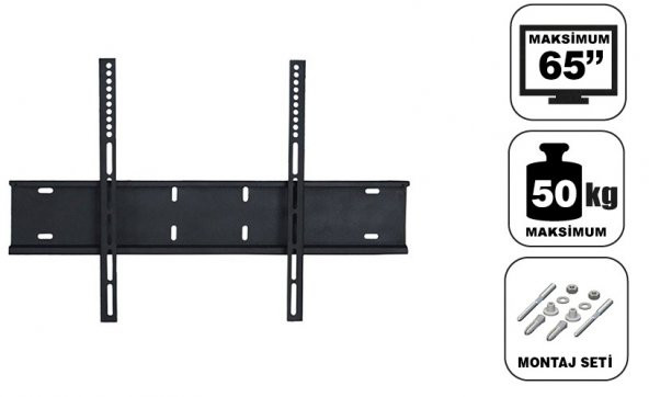 Achill 42''- 65'' Ekran Sabit Tv Askı Aparatı - Su Terazili - 3