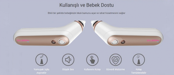 Saubern NA6153 Nasal Burun Aspiratörü - Sümük Temizleme Makinesi - 3