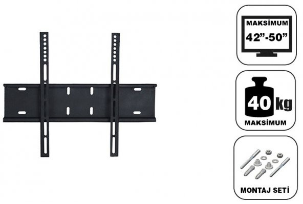 Achill 42''- 55'' - 106 - 140 Ekran Arası abit Tv Askı Aparatı Su Terazili - 2