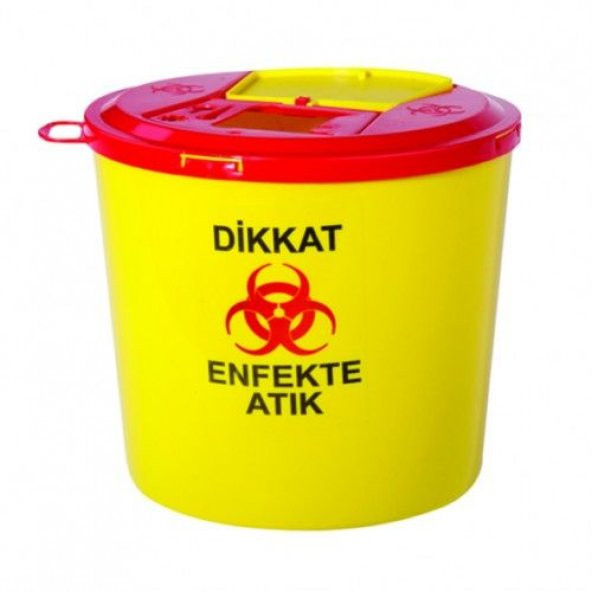 Tıbbi Atık Kovası 1.3 Litre 10 Adet - Tıbbi Atık Kutusu