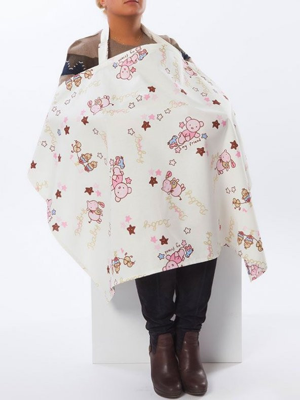 Ships Baby Bebek Emzirme Önlüğü My friend Pembe