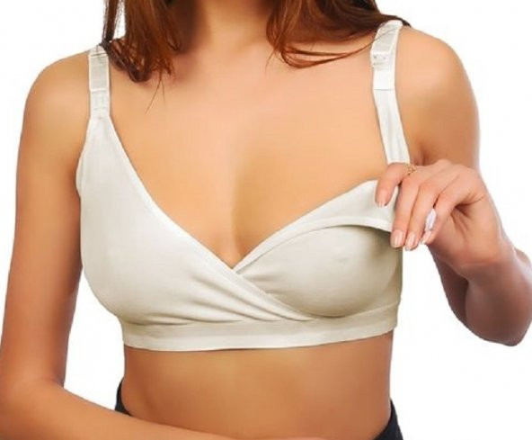 Ships Krovaze Emzirme Sütyeni Krem 100 Beden - 2