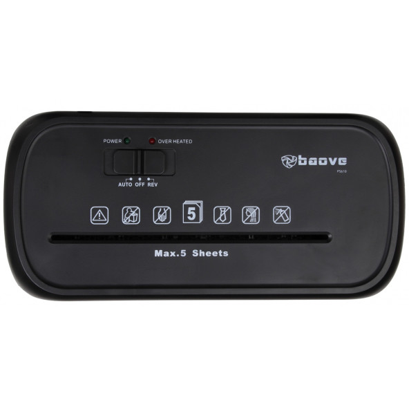 Baove PS610 Evrak İmha Makinesi ve Kağıt Kesme - Cd - Kredi Kartı İmha Makinesi - Çapraz Kesim - 11Litre - 3