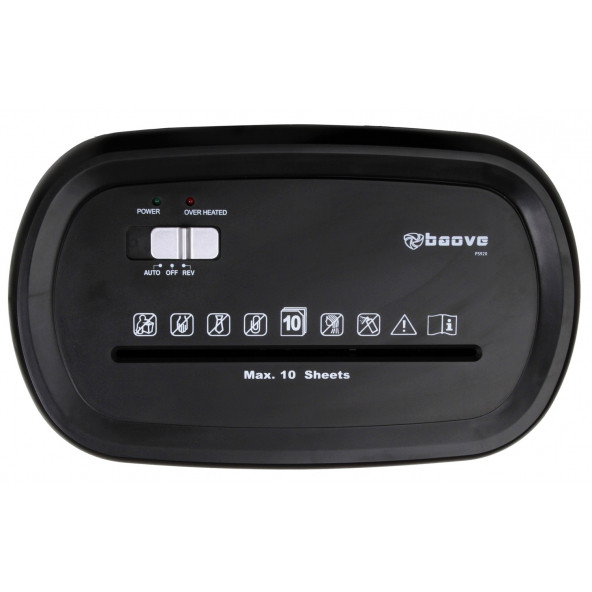 Baove PS920 Evrak İmha Makinesi - Kağıt İmha Kredi Kartı İmha Makinesi - Çapraz Kesim - 21Litre - 3
