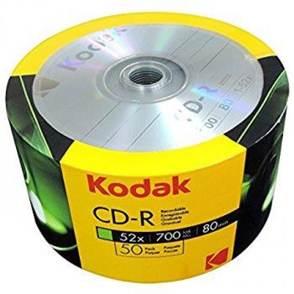 BOŞ CD KODAK CD-R 52x 700 MB 50li CD*
