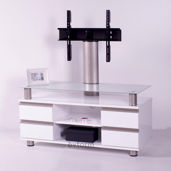 Teknoset - Tv Ünitesi & Tv Sehpası Televizyon sehpa ünite Cam - 5