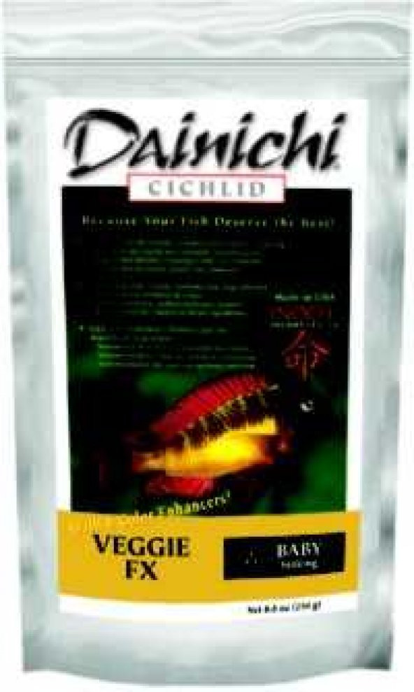 Dainichi Cichlid Veggie Fx Small 3mm 100 Gr.