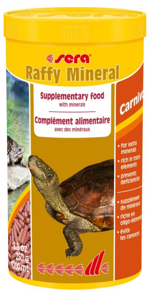 Sera Raffy Mineral Kaplumbağa Yemi 1000 ML