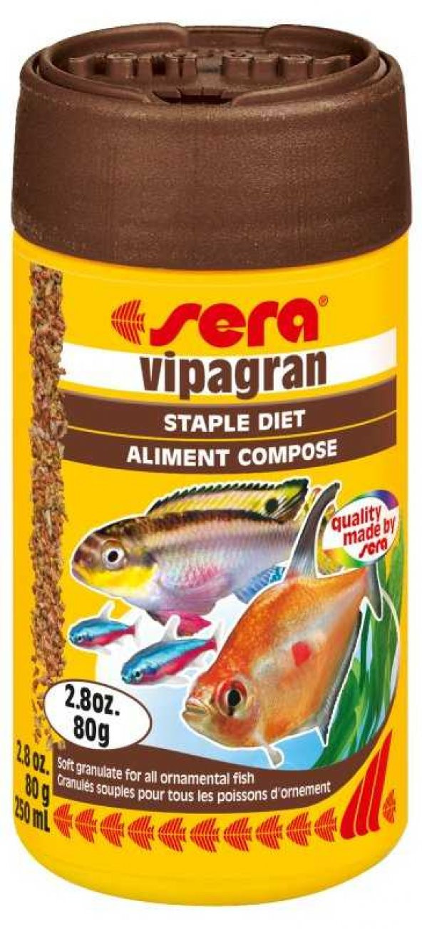 Sera Vipagran 250 ML Granul Balık Yemi