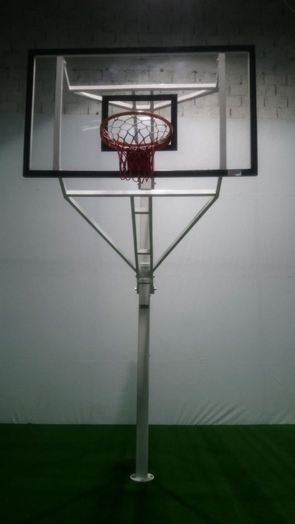 Adelinspor Basketbol Potası Yükseklik Ayarlı 105*180 10 mm Cam - 11