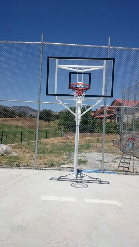 Adelinspor Basketbol Potası Yükseklik Ayarlı 105*180 12mm Cam - 9