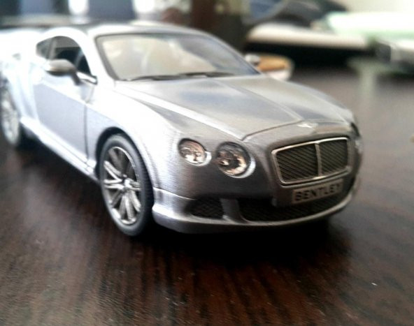 Kinsmart 2012 Bentley Metal Araba Gri