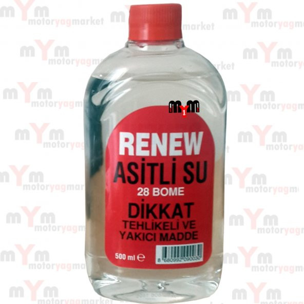 Renew Asitli Su (Akü Asiti) 650gr - 500ml