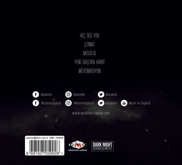 NECATİ VE SAYKOLAR - MÜTEMADİYEN (MAXI-SINGLE CD) - 2