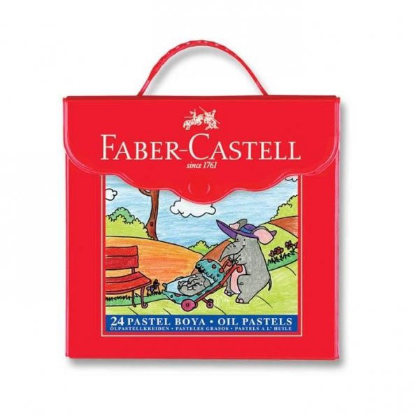 Faber Castell Çantalı 24lü Pastel Boya