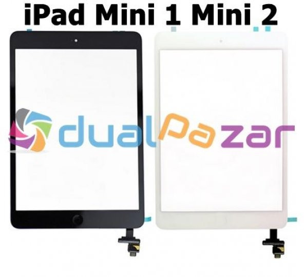 iPad Mini Retina Dokunmatik Panel Ekran Üst Cam