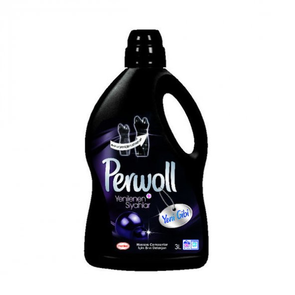 Perwoll Göz Alıcı Siyah Sıvı Çamaşır Deterjanı 3 Lt