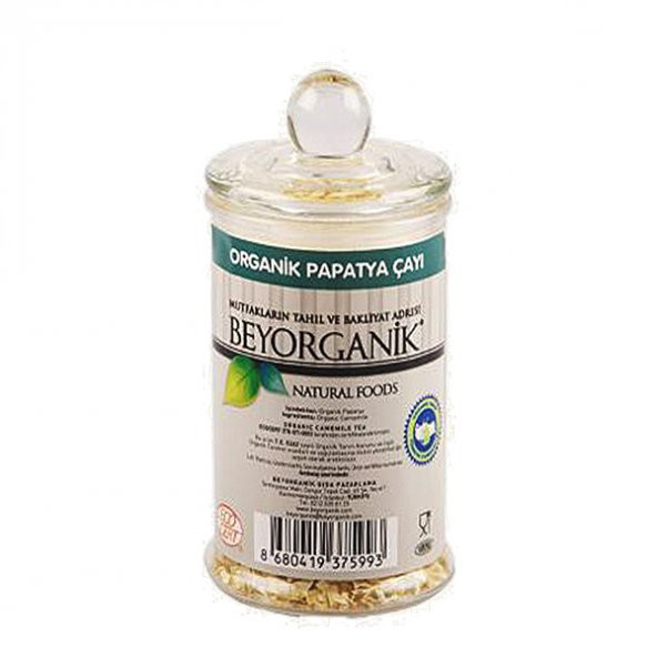 BeyOrganik Organik Papatya Çayı (Cam), 50gr