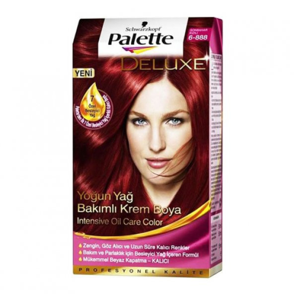 Palette Deluxe 6-888 Sonbahar Kızılı Saç Boyası 50 Ml