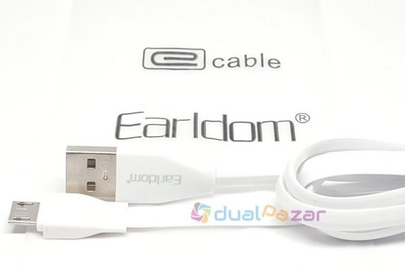 Earldom 2.4A Micro Usb Şarj Kablosu Hızlı Şarj Cihazı Kablosu