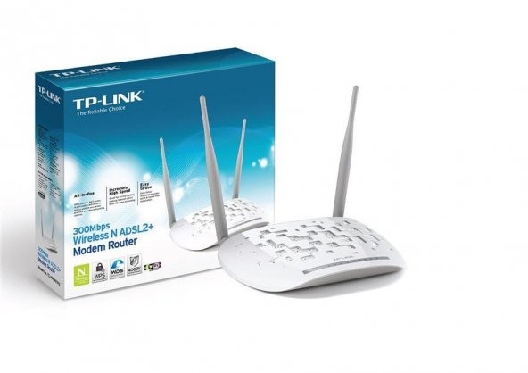 TP-LINK TD-W8961N 300MBPS KABLOSUZ ADSL2+ MODEM ROUTER