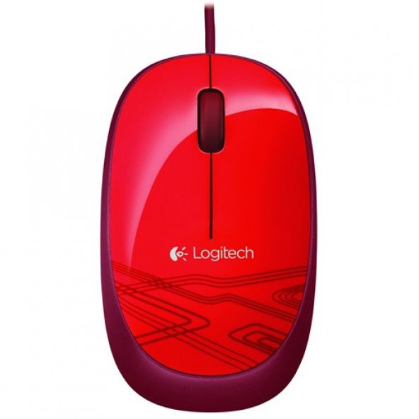 Logitech M105 910-002945 Kablolu Mouse USB Kırmızı