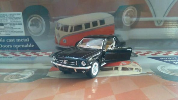 1964 Ford Mustang Metal Araba Siyah