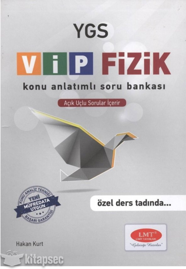 YGS VIP Fizik Konu Anlatımlı Soru Bankası Limit Yayınları