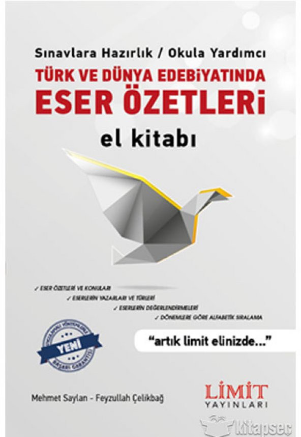 limit Türk ve Dünya Edebiyatında Eser Özt. El Kitabı
