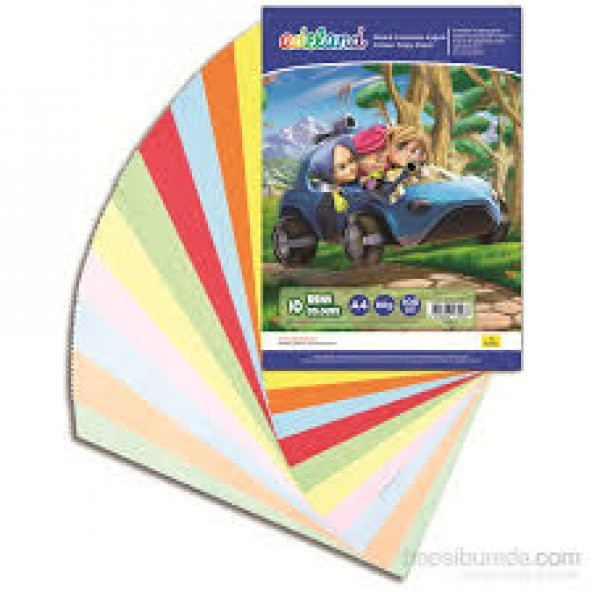 A4 Renkli Fotokopi Kağıdı 100 lü Pk. 5 Renk