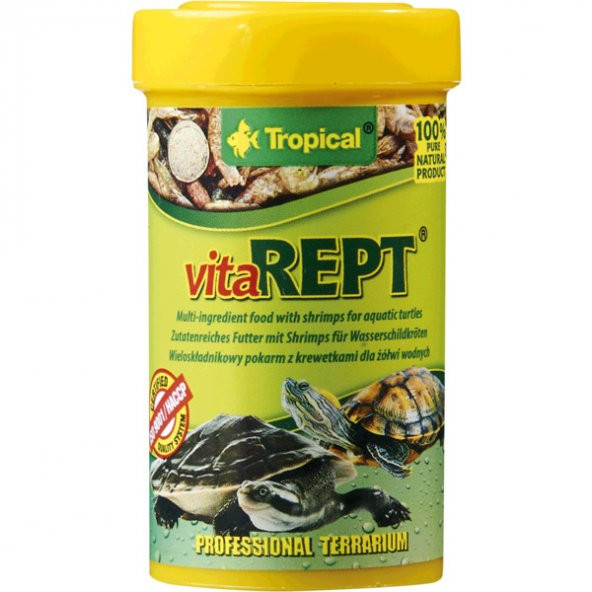 Tropical Vita Rept Kaplumbağa Yemi 250 ML
