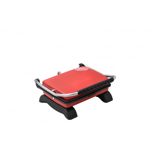 Dökümix Döküm Organik Tost Makinesi 1800w KIRMIZI EV TİPİ