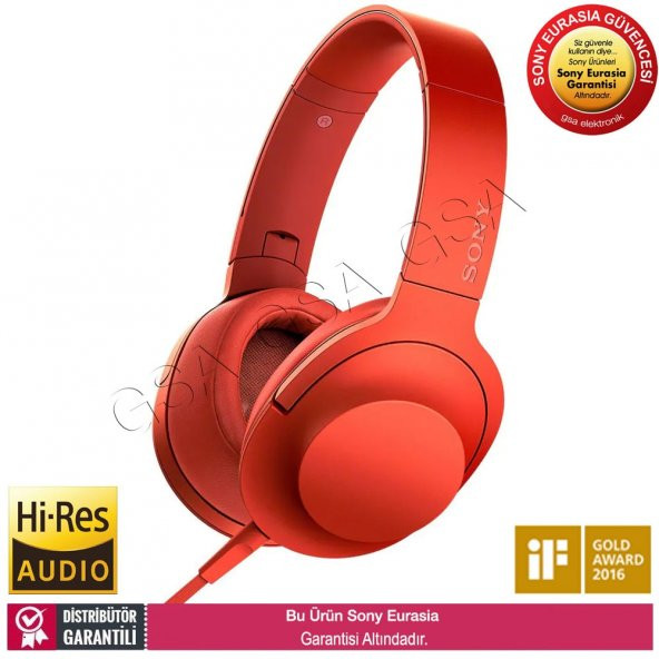 Sony MDR-100AAPR Hi-Res H.ear Şık Tasarım Ödüllü Kulaklık