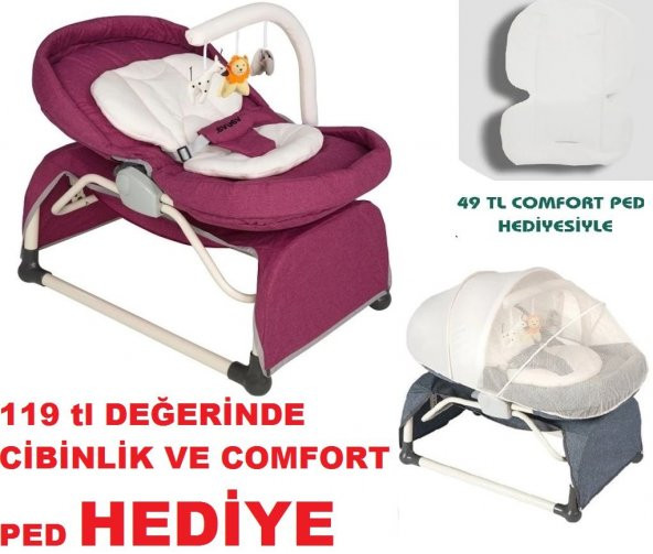 Vauva Pronto Ev Tipi Ana Kucağı Ana Dizi - Kademeli - Sırt Ayarlı - Oyuncaklı Ana Kucağı - 4