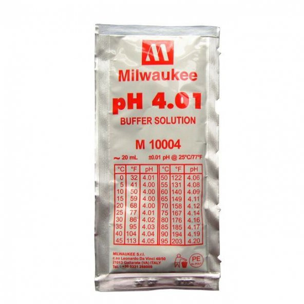 Milwaukee - M10004B pH 4.01 buffer solution