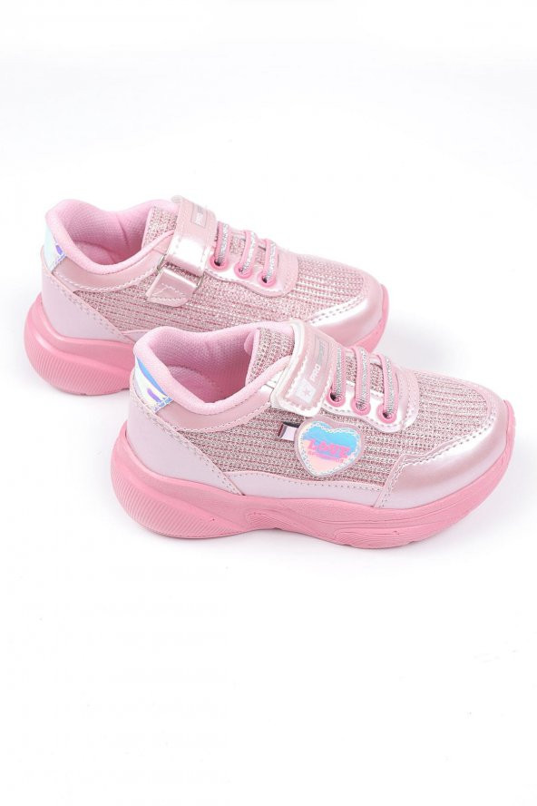 Parlak Sneaker Kız Çocuk Spor Ayakkabı 665-ASN