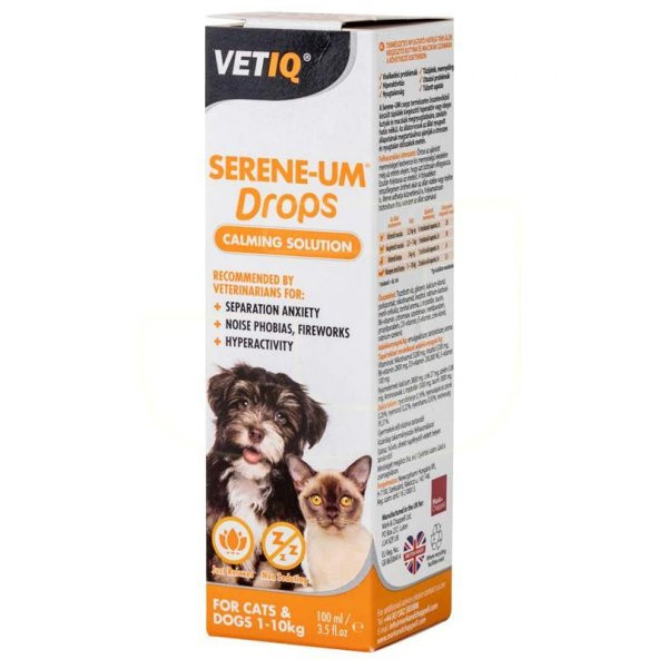 Vetiq Serene Um Drops 100 Ml Köpek Sakinleştirici Solusyon