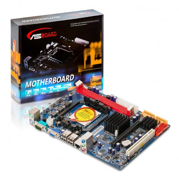Asboard AMD 970/SB950 DDR3 2000MHz(O.C) Soket AM2+ ATX Anakart