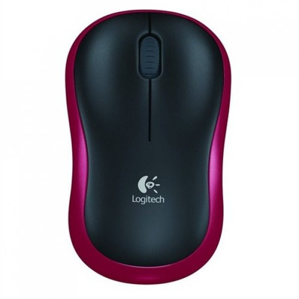 Logitech® M185 Nano Optik Kablosuz Mouse Kırmızı (910-002237)
