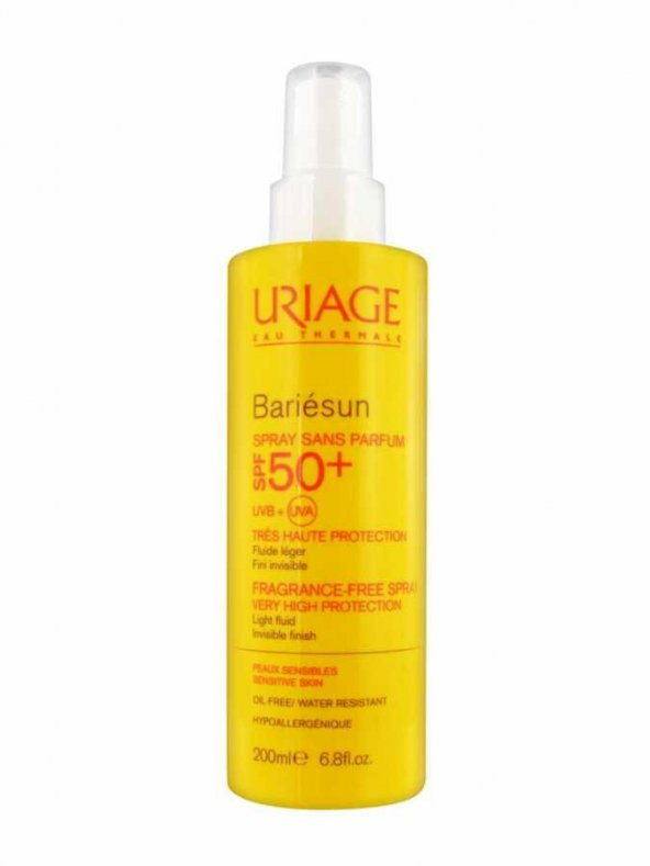 Uriage Bariesun Spray SPF50+ 200ml - Güneş Koruyucu Yüz ve Vücut