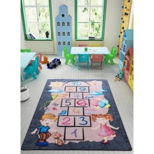 Confetti 100x150 Street Game Anaokulu ve Çocuk Odası Oyun Halısı
