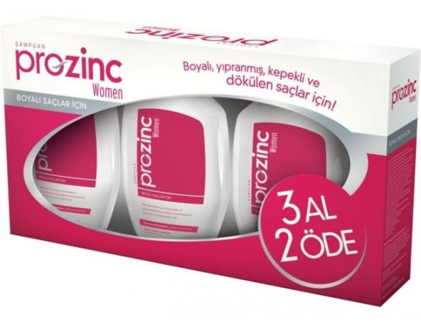ProZinc Woman Silk Protein Şampuan 300 ml 3 Al 2 Öde Set