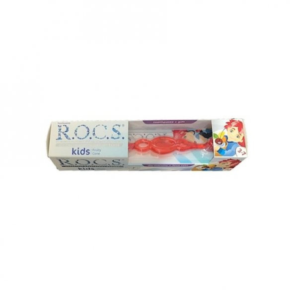 Rocs Kids 3-7 Meyve Külahı Diş Macunu+Diş Fırçası