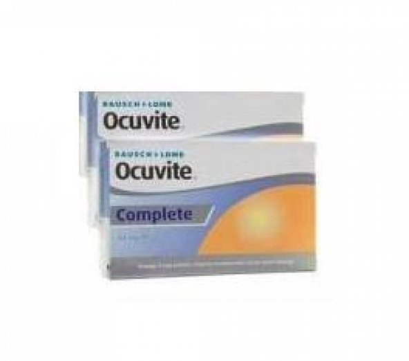 Bausch  Lomb Ocuvite Complete 60 Kapsül 2 li Paket