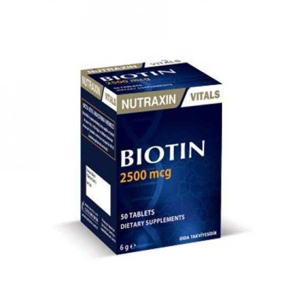 Nutraxin Biotin 2500 MCG 50 TB