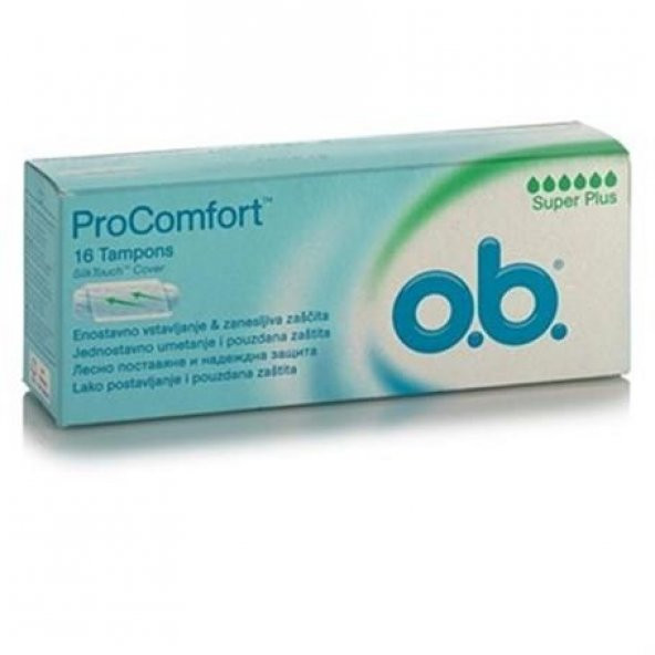 O:B Pro Comfort Super Plus 16 Adet Tampon