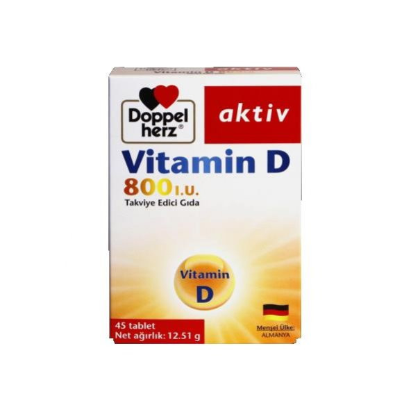 Doppelherz Aktiv Vitamin D 800 I.U. 45 Tablet