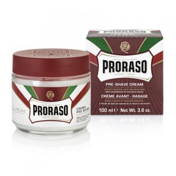 Proraso Tıraş Öncesi Kremi Sandal Ağacı Özlü 100 ml