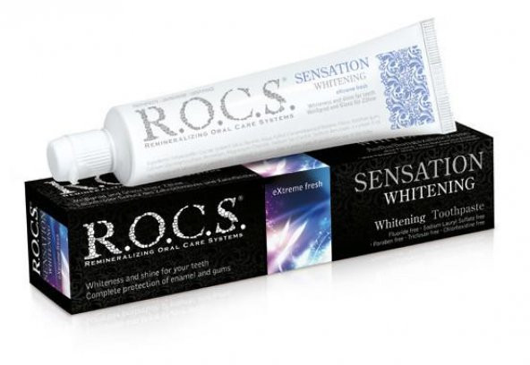 Rocs Sensation Whitening - Ekstra Beyazlatıcı Diş Macunu 60 ml
