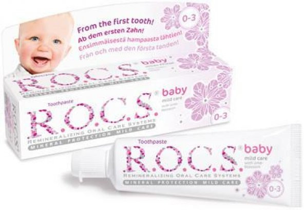 Rocs Baby 0-3 Yaş Floridsiz Ihlamur Özlü Diş Macunu 35 ml